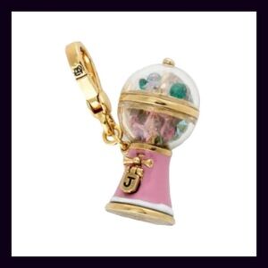 Juicy Couture Pink Bubble Gum Machine Charm